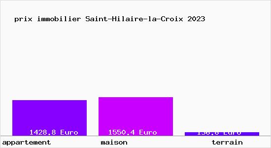 prix immobilier Saint-Hilaire-la-Croix